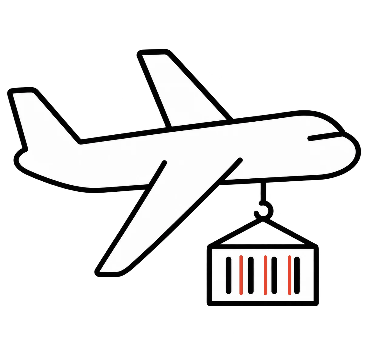 Ilustración de carga aérea TCC